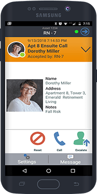 Wireless Nurse Call Solution Mobile App